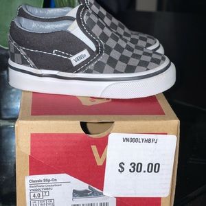 Checkered Vans-Toddler